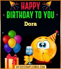 GiF Happy Birthday To You Dora